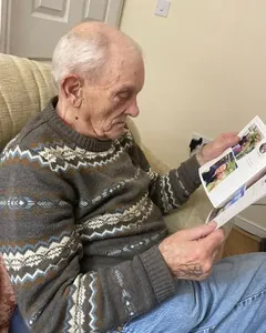 A Taletrove reader with their newsletter